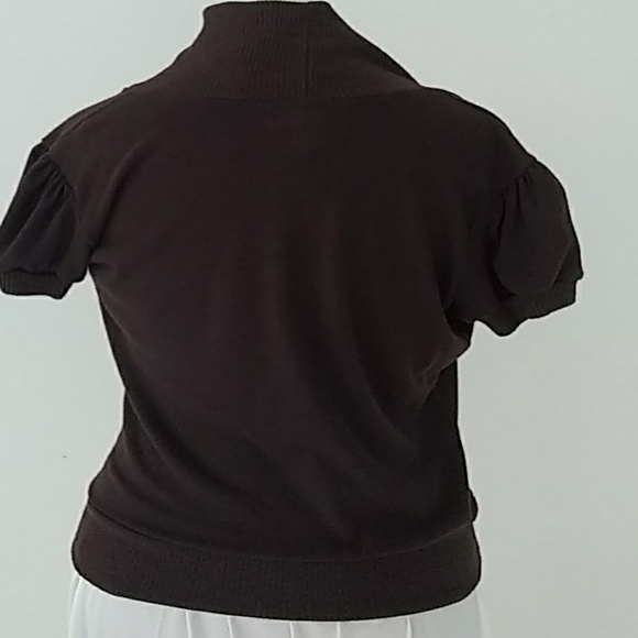 Dark brown top size M - Picture 3 of 4